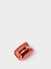 Osprey London Pink The Collier Leather Zip Around Purse - Image 3 of 4