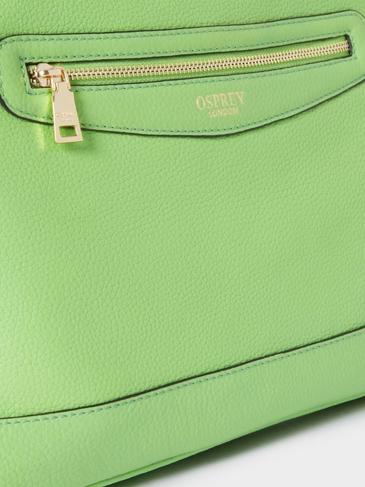 Osprey London Green The Hendrix Leather Hobo Bag - Image 5 of 5