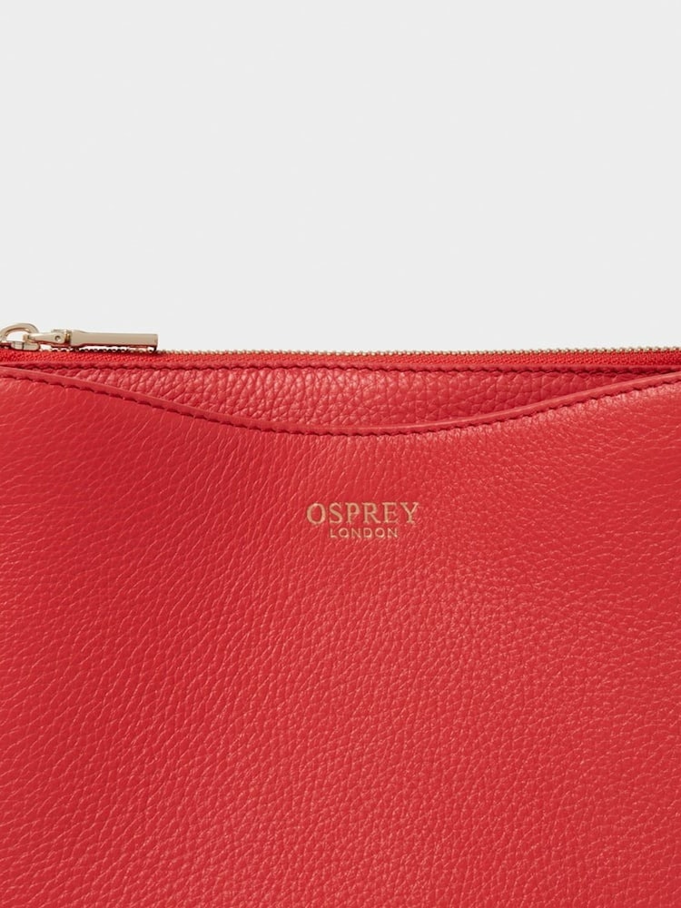 Osprey London Green The Winchester Leather Grab Bag - Image 4 of 5