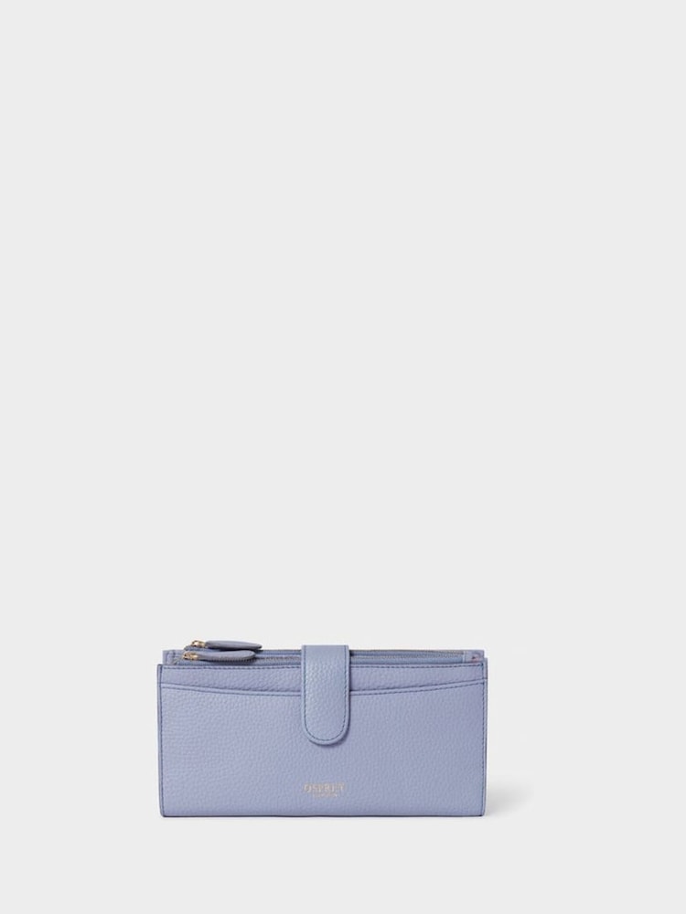 Osprey London Purple The Savanna Leather Matinee Purse - Image 1 of 5