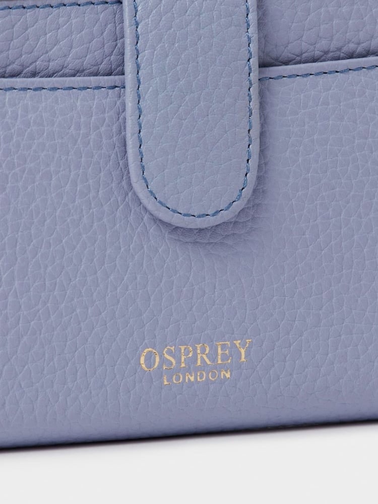 Osprey London Purple The Savanna Leather Matinee Purse - Image 5 of 5