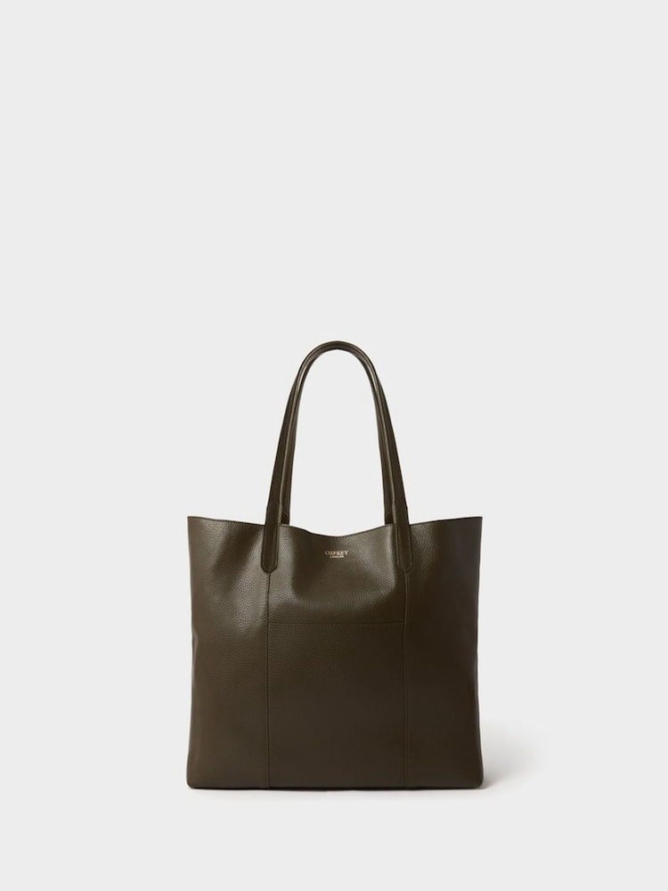 Osprey London Green The Notting Hill Leather Tote Bag - Image 1 of 5
