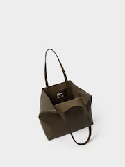 Osprey London Green The Notting Hill Leather Tote Bag - Image 5 of 5