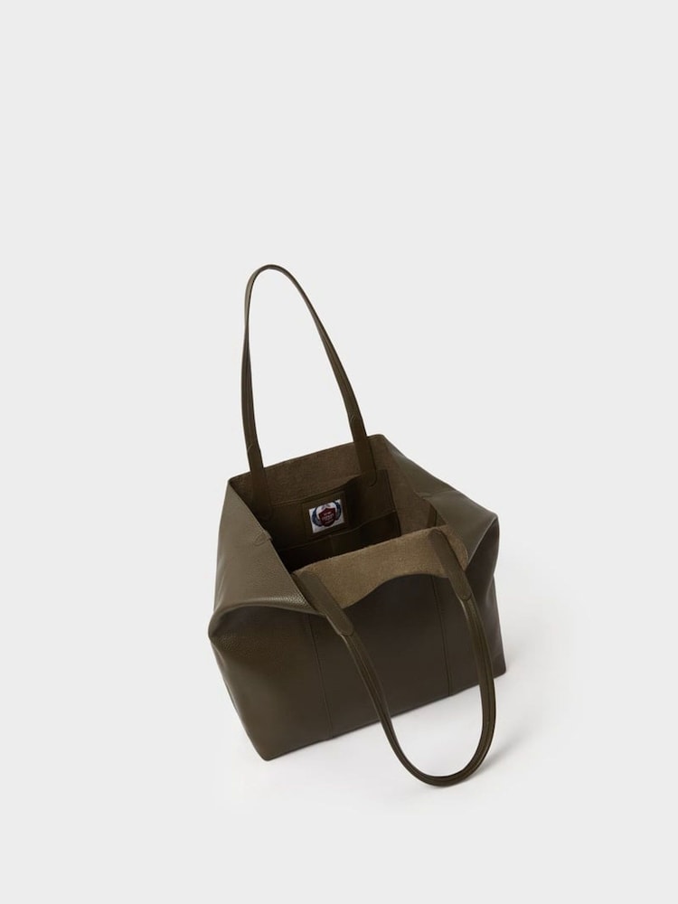 Osprey London Green The Notting Hill Leather Tote Bag - Image 5 of 5