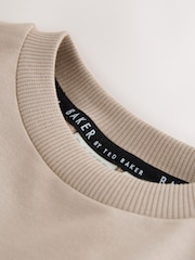 Baker by Ted Baker Stone Sweatshirt and Striped Trousers Set - Image 11 of 12