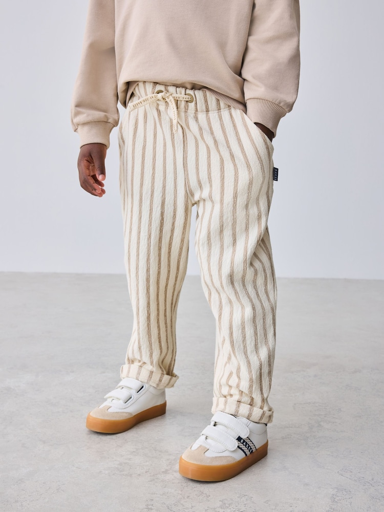 Baker by Ted Baker Stone Sweatshirt and Striped Trousers Set - Image 2 of 12