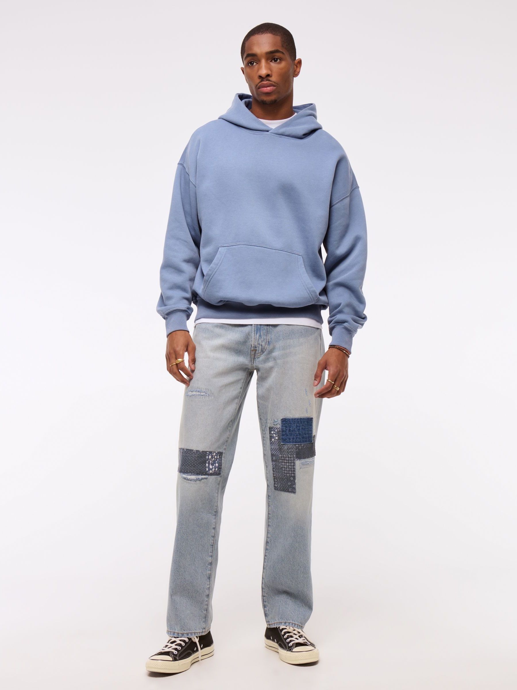 Buy Abercrombie & Fitch Blue Light Popover Hoodie from Next Canada