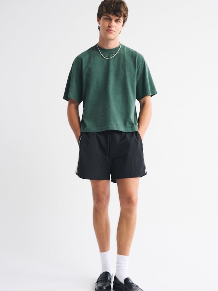 Abercrombie & Fitch Green Crew Neck T-Shirt - Image 2 of 6