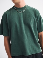 Abercrombie & Fitch Green Crew Neck T-Shirt - Image 5 of 6