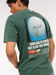 Abercrombie & Fitch Golf Graphic Back Print T-Shirt - Bild 5 von 7