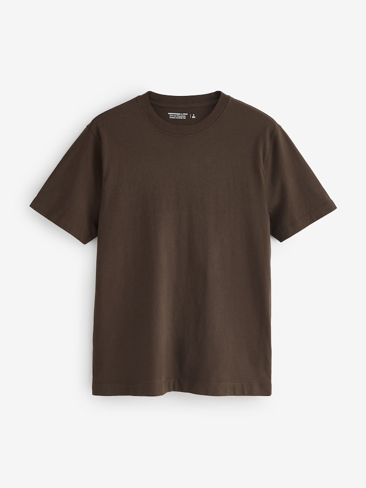 Abercrombie & Fitch Crew Neck T-Shirts 3 Pack - Image 4 of 4