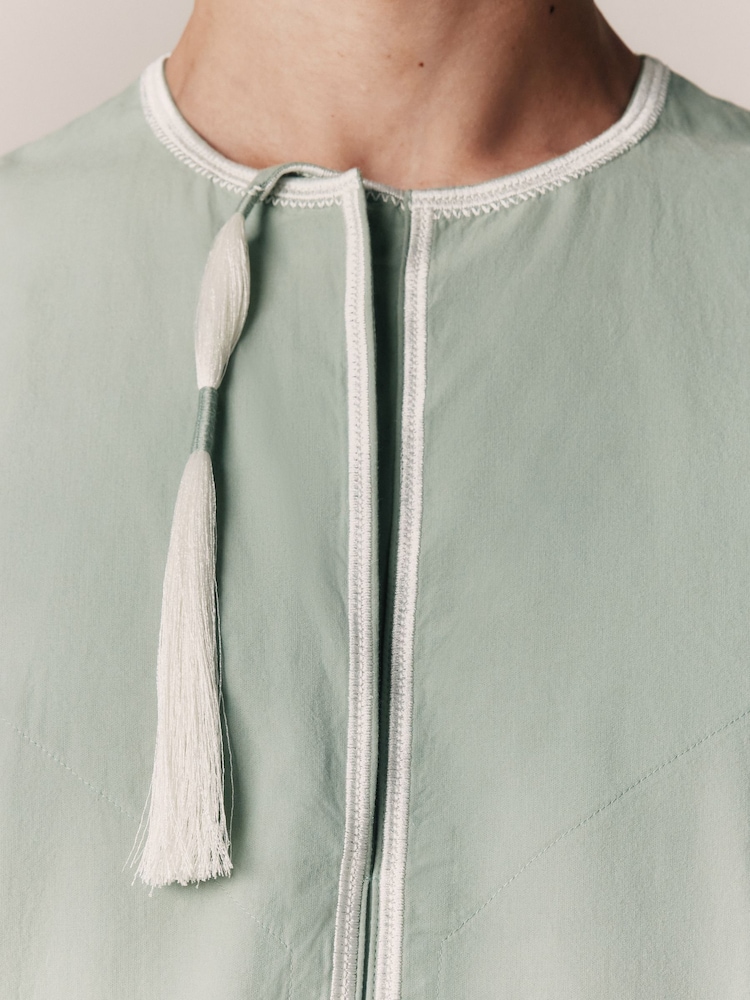 Green Thobe Shirt - Image 4 of 4 Green Thobe Shirt - Image 4 of 4