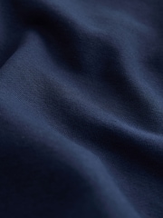 Baker by Ted Baker Navy Oversized Funnel Zip Neck Sweatshirt and Joggers Set - Image 6 of 7