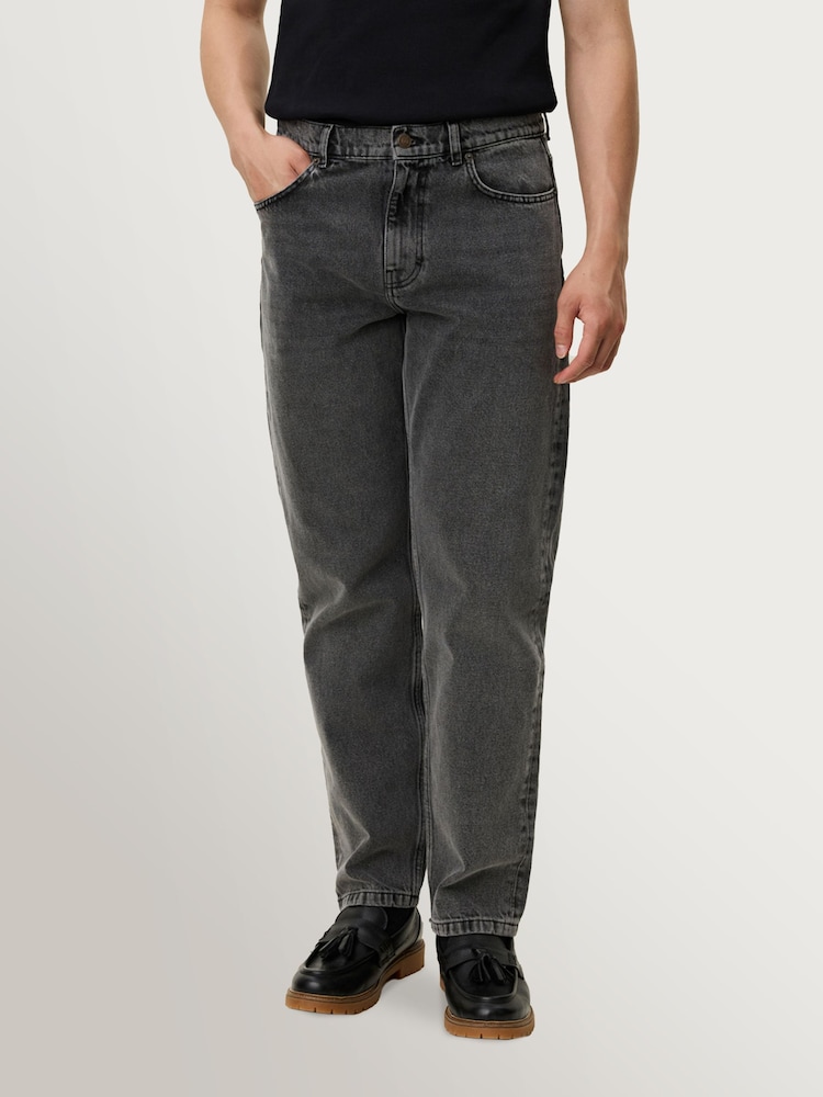 Les Deux Grey Ryder Washed Jeans - Image 1 of 6 Les Deux Grey Ryder Washed Jeans - Image 1 of 6