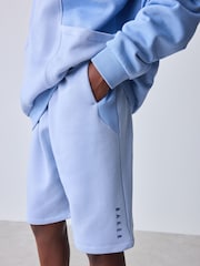 Baker by Ted Baker Blue Colourblock Funnel Neck Sweatshirt and Shorts Set - Image 7 of 14