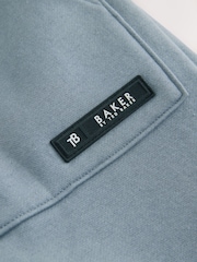 Baker by Ted Baker Lime Green/Grey Oversized Sweatshirt and Shorts Set - Image 7 of 8