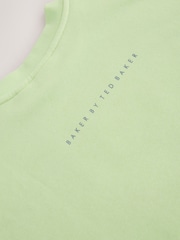 Baker by Ted Baker Lime Green/Grey Oversized Sweatshirt and Shorts Set - Image 8 of 8