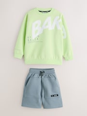Baker by Ted Baker Oversized Sweatshirt and Shorts Set - Image 9 of 16