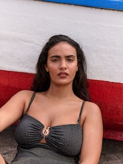 B by Ted Baker Skirt Black Swimsuit with Tummy Control - Bild 3 von 9