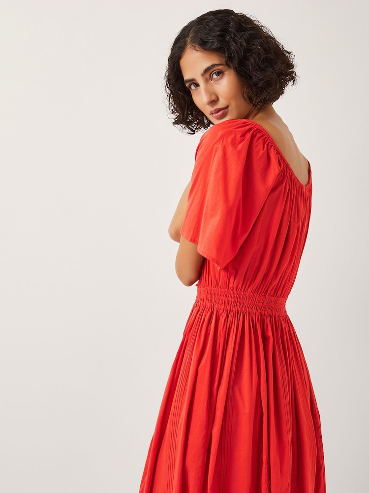 Monsoon Lane Pintuck Lace Midi Dress - Bild 2 von 4