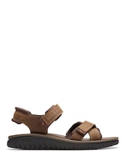 Clarks Brown Wesley Shore Sandals - Image 1 of 7