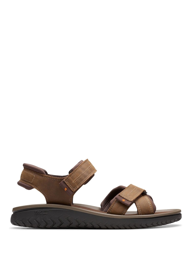 Clarks Brown Wesley Shore Sandals - Image 1 of 7