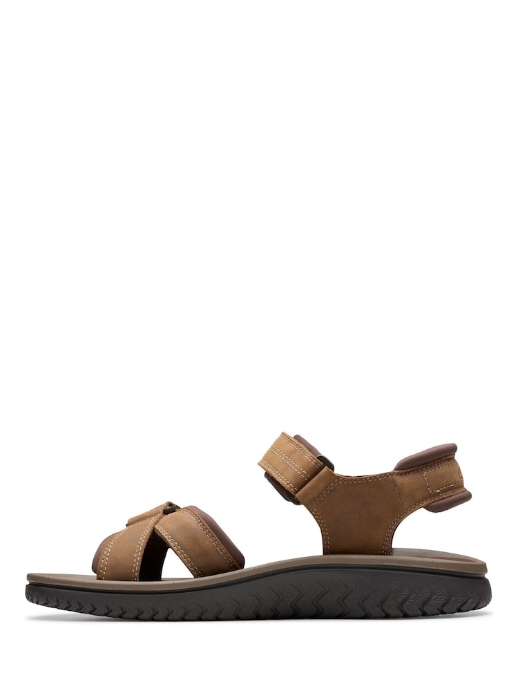 Clarks Brown Wesley Shore Sandals - Image 2 of 7
