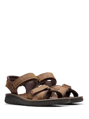 Clarks Brown Wesley Shore Sandals - Image 4 of 7