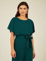 Yumi Batwing Stretch Jumpsuit - Imagen 2 de 5