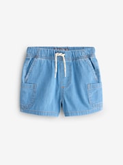Blue Pull On Shorts - Image 1 of 1