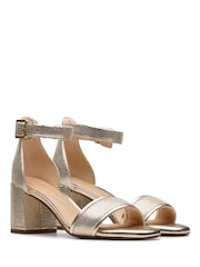 Clarks Gold Ezoria Mae Sandals - Image 5 of 7
