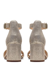 Clarks Gold Ezoria Mae Sandals - Image 6 of 7
