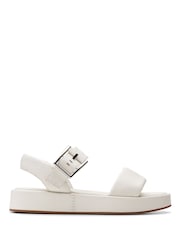 Clarks White Alda Strap Sandals - Image 2 of 7