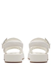 Clarks White Alda Strap Sandals - Image 6 of 7