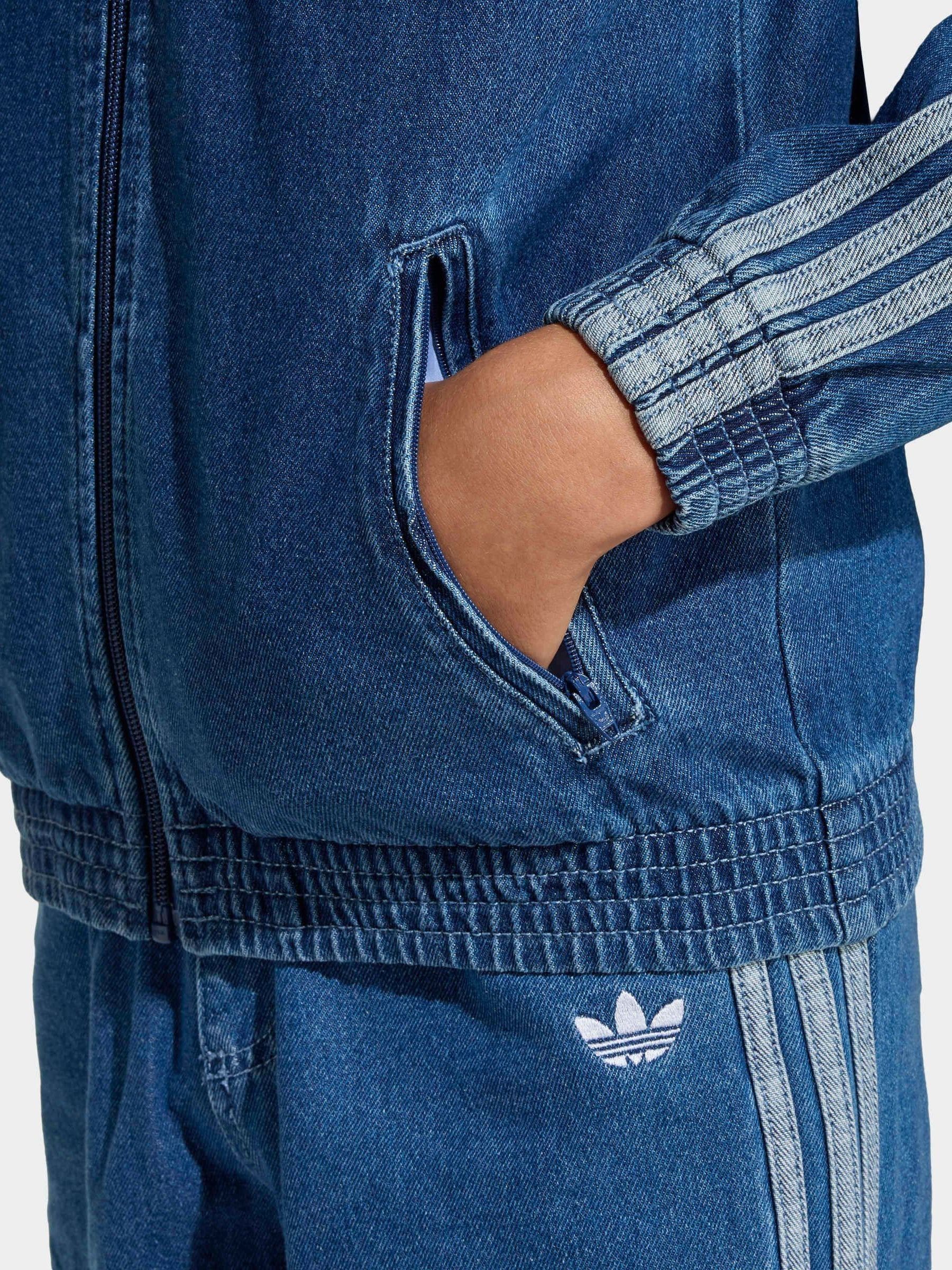 Buy adidas Originals Blue Firebird Denim Jacket from Next Romania