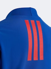 adidas Blue Marvel Spider-Man Rashguard Swim Top - Image 4 of 5