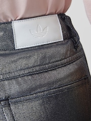 adidas Originals Grey Firebird Jort D Shorts - Image 4 of 5