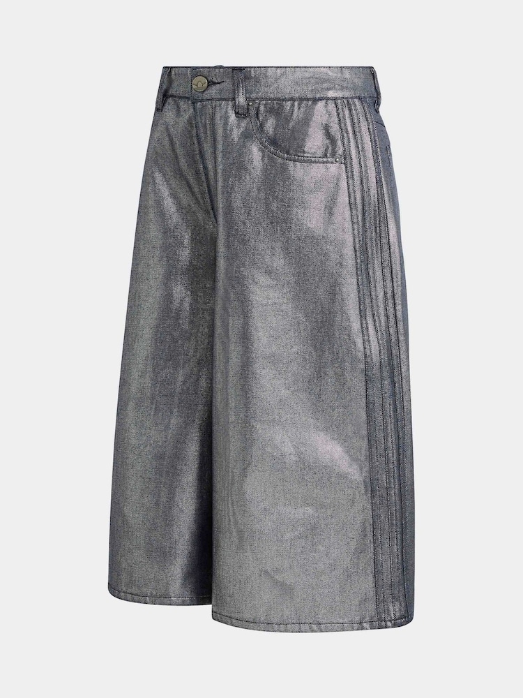 adidas Originals Grey Firebird Jort D Shorts - Image 5 of 5