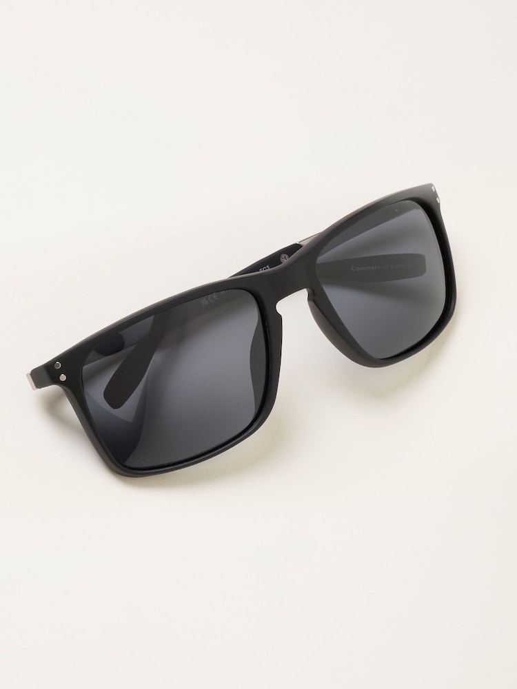 FatFace Travis Black Sunglasses - Image 1 of 2