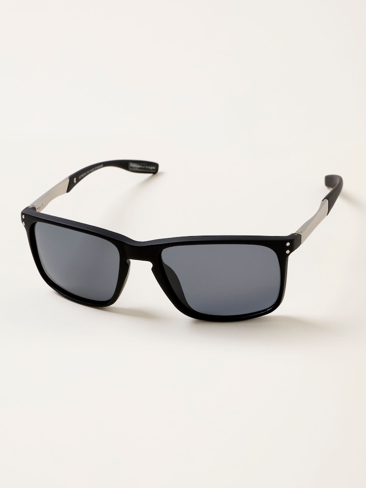 FatFace Travis Black Sunglasses - Image 2 of 2