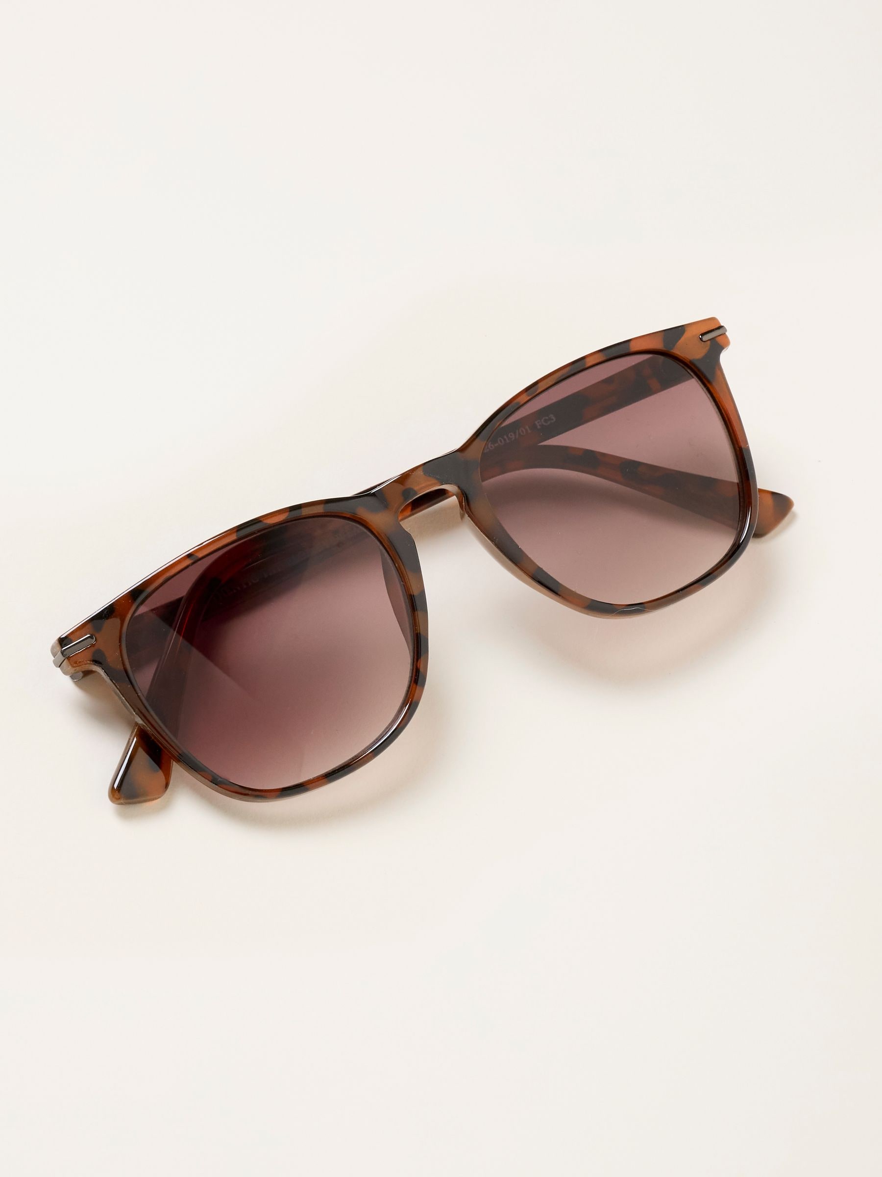 Fat Face Men's Sunglasses - Round - Metal - Brown