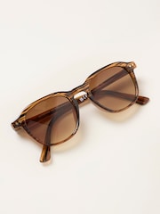 FatFace Parker Brown Preppy Sunglasses - Image 1 of 2