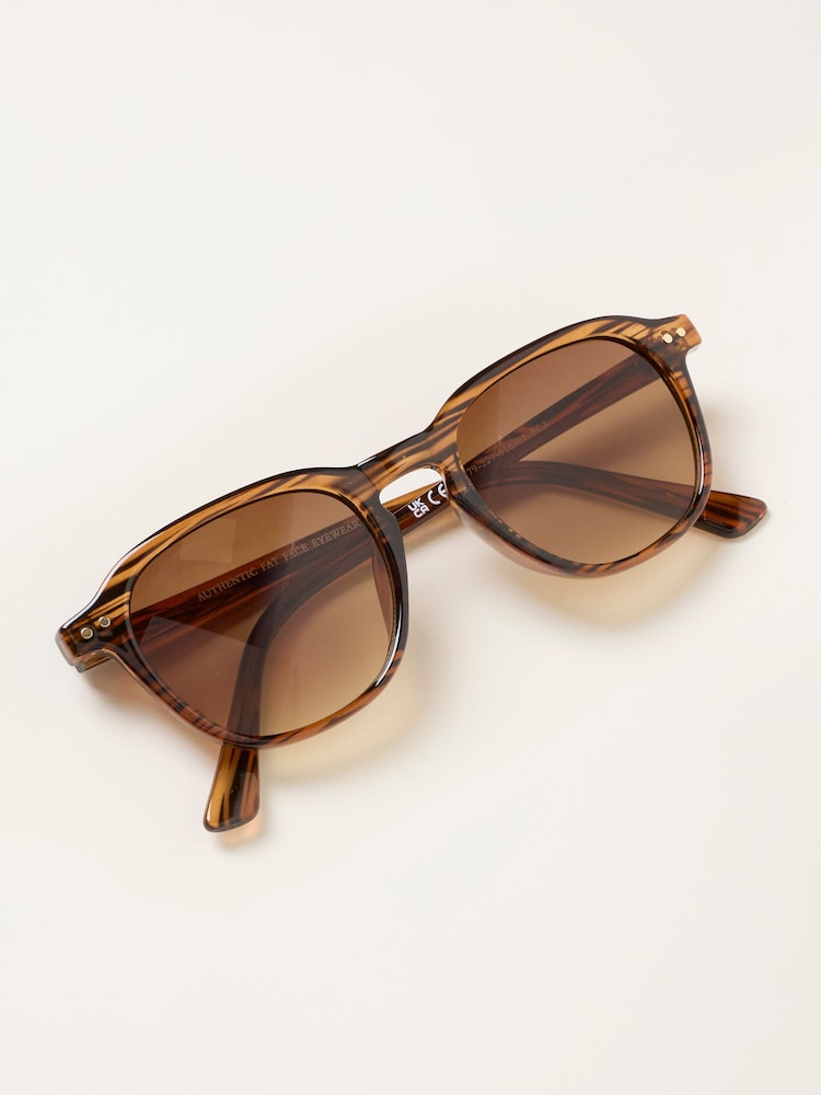 FatFace Parker Brown Preppy Sunglasses - Image 1 of 2
