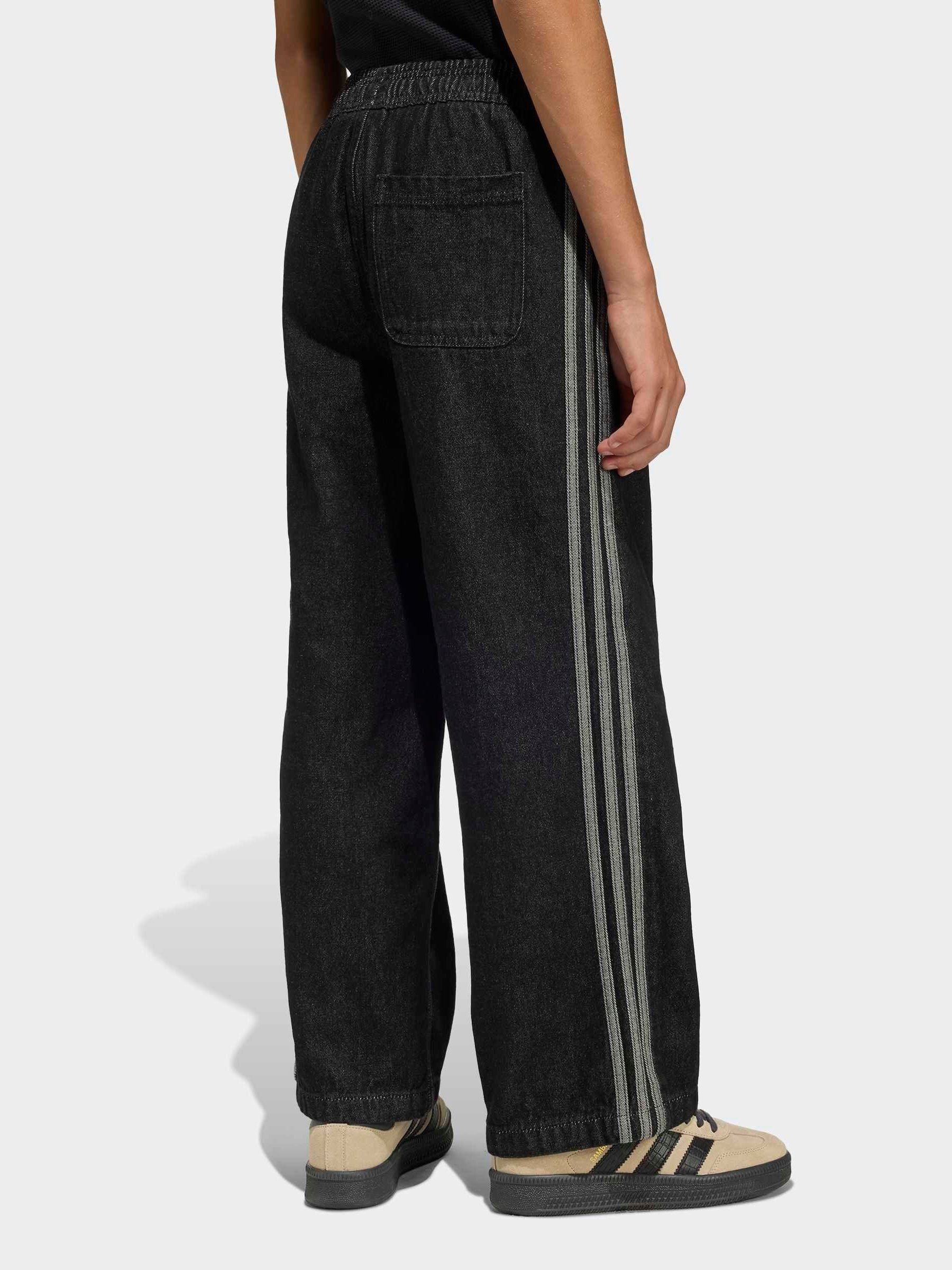 Buy adidas Originals Black Firebird Wide Jogger Jeans from Next USA