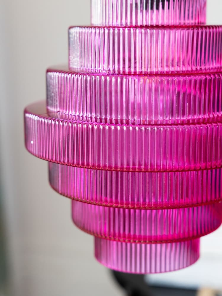 Rockett St George Hot Pink Easy Fit Tiered Glass - Image 2 of 5 Rockett St George Hot Pink Easy Fit Tiered Glass - Image 2 of 5