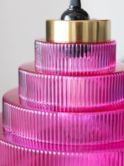 Rockett St George Hot Pink Easy Fit Tiered Glass - Image 3 of 5