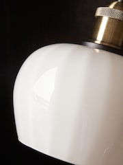 Rockett St George Black Antique Vintage Glass Plug In Wall Light - Image 3 of 7