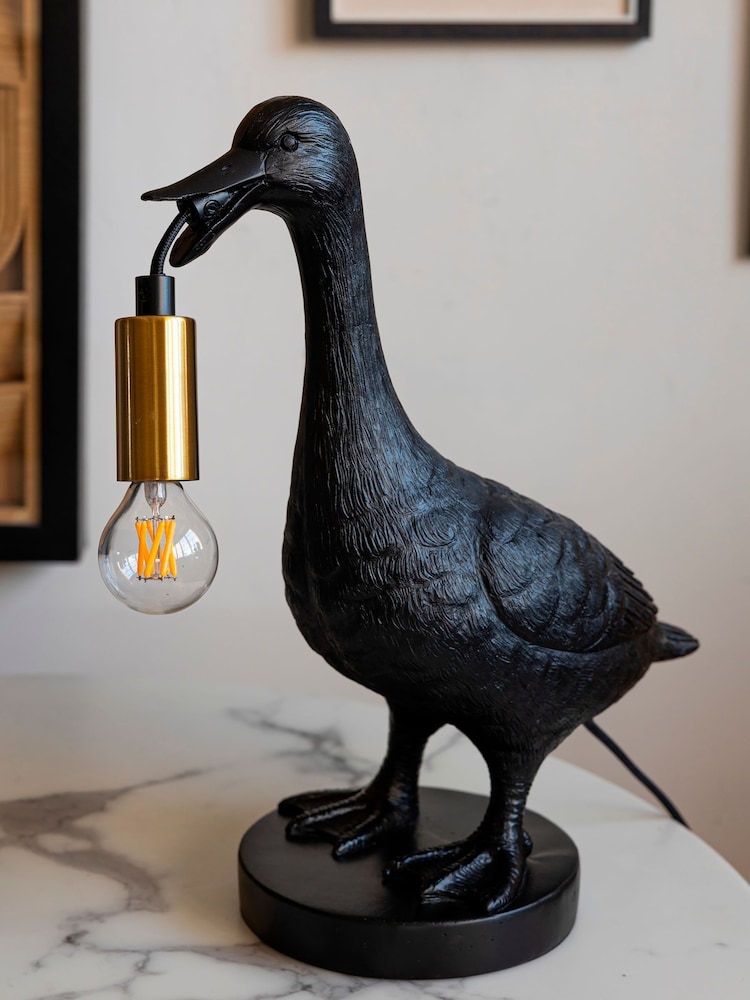 Rockett St George Black Duck Table Lamp - Image 2 of 5