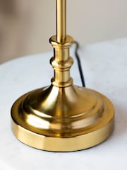 Rockett St George Warm Brass Slim Table Lamp - Image 4 of 4