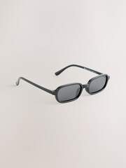 Black Rectangle Sunglasses - Image 1 of 3